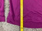 Athleta Mindset Sweatshirt Women's Purple Nirvana Knit Tulip Hem Pullover Sz S