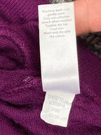Athleta Mindset Sweatshirt Women's Purple Nirvana Knit Tulip Hem Pullover Sz S
