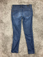 PAIGE Skinny Jeans Women Size 27 Dark Wash Stretch Denim USA Made #1