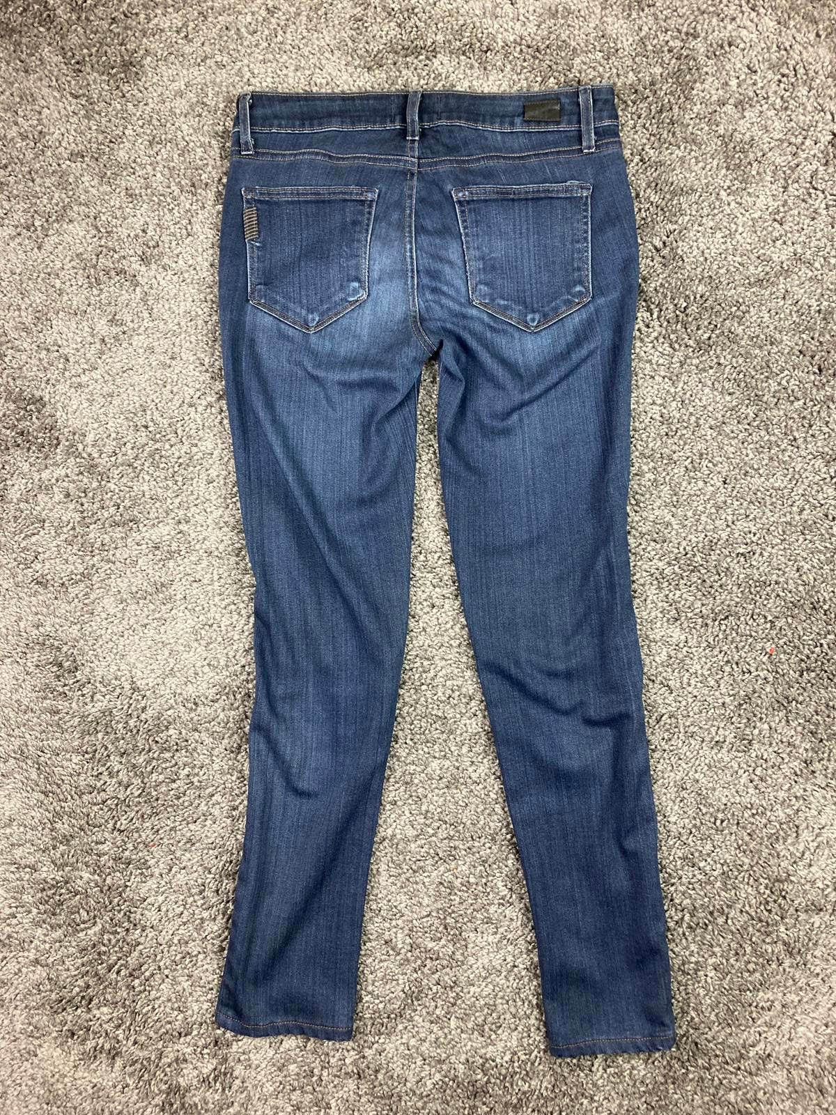 PAIGE Skinny Jeans Women Size 27 Dark Wash Stretch Denim USA Made #1