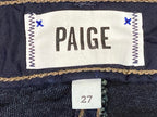 PAIGE Skinny Jeans Women Size 27 Dark Wash Stretch Denim USA Made #1