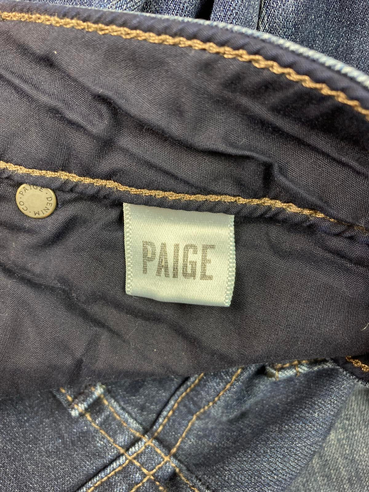 PAIGE Skinny Jeans Women Size 27 Dark Wash Stretch Denim USA Made #1