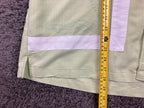 Cubavera Mens Green Guayabera Shirt Rayon Blend Embroidered Retro Camp Casual XL