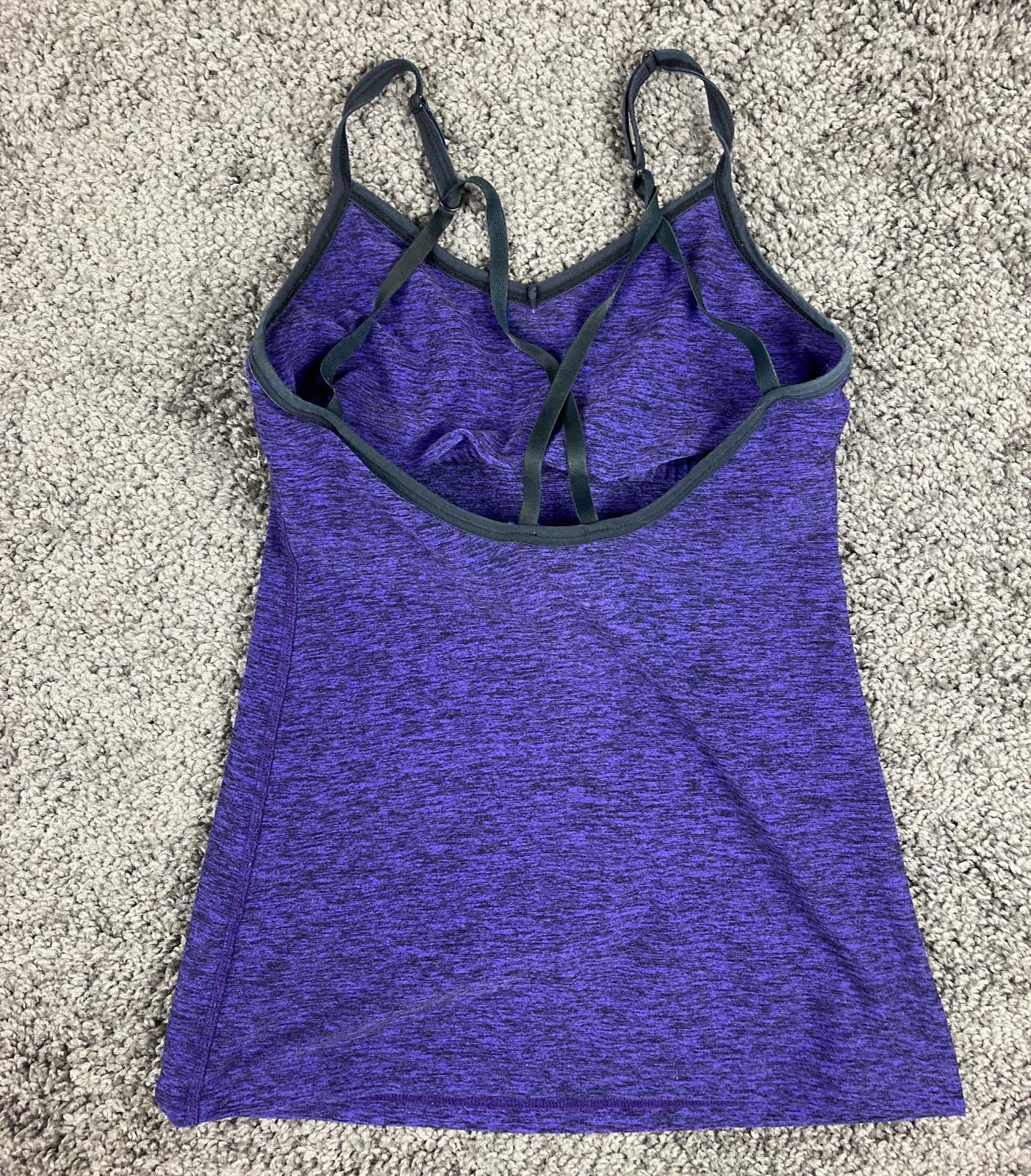 Beyond Yoga Women Purple Strappy Back Athletic Tank Top Size XS