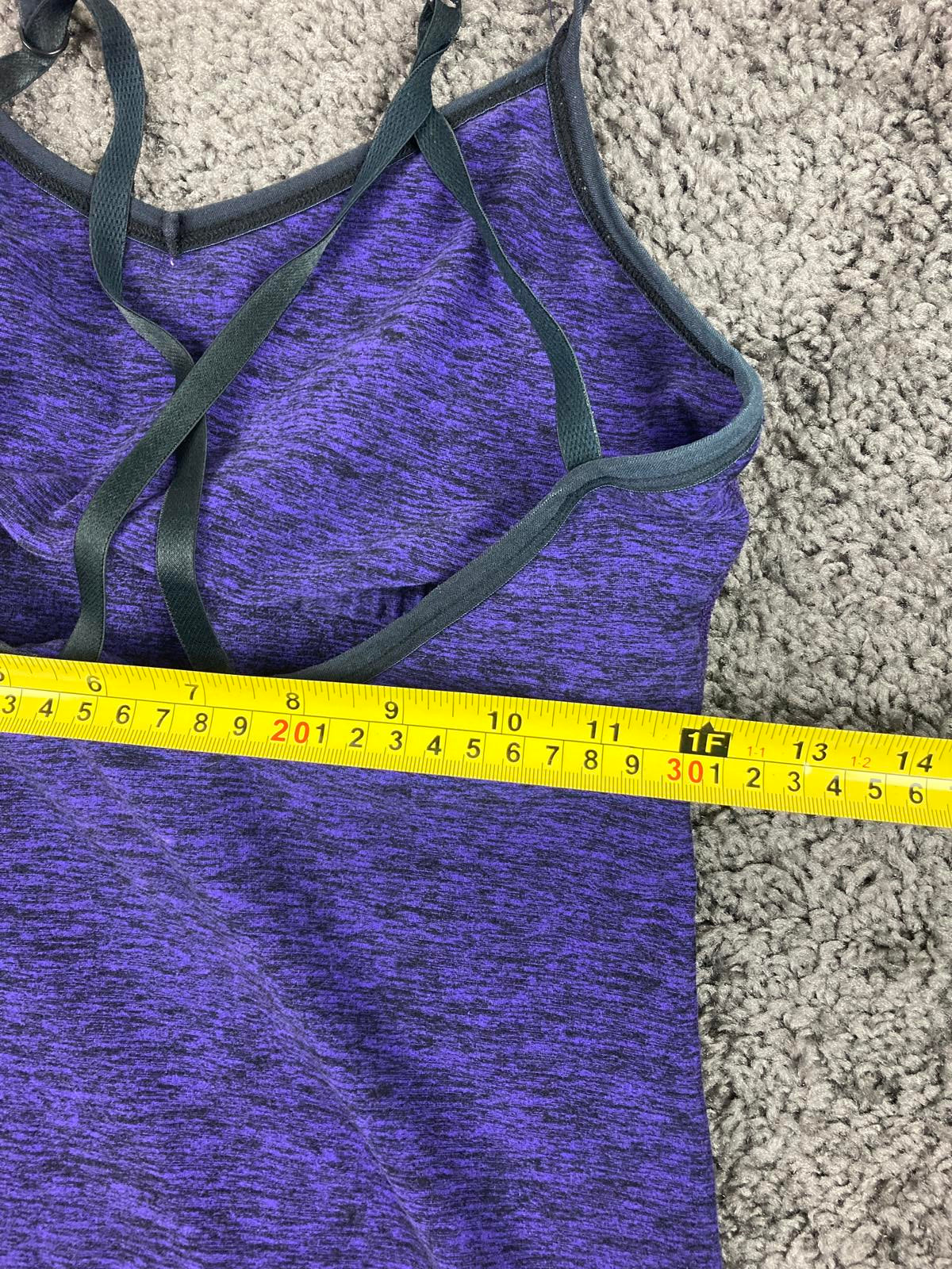 Beyond Yoga Women Purple Strappy Back Athletic Tank Top Size XS