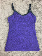 Beyond Yoga Women Purple Strappy Back Athletic Tank Top Size XS