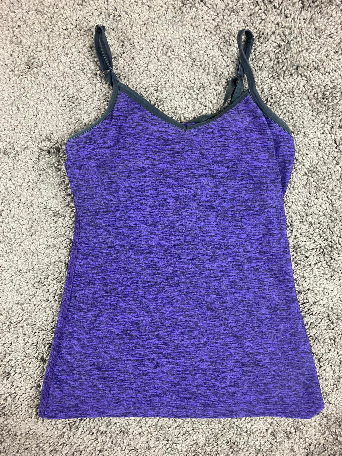 Beyond Yoga Women Purple Strappy Back Athletic Tank Top Size XS