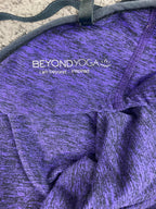 Beyond Yoga Women Purple Strappy Back Athletic Tank Top Size XS