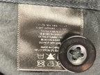 AS Colour Chino Pants Black Embroidered Boxer Skater Logo Size 34