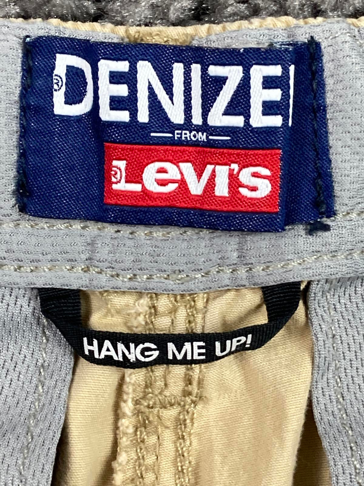 Denizen Levi’s Men's 289 Active Cargo Pants Beige Khaki Belted Drawstring 30x30