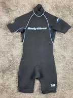 Body Glove Men’s Pro 3/2mm Neoprene Spring Wetsuit Black Blue Size S