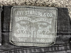Levi's 541 Athletic Taper Men's Jeans Black Native Cali Stretch Denim Sz 40x30
