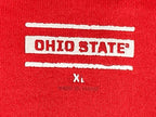 Ohio State Buckeyes Polo Shirt Mens XL Red Performance Short Sleeve