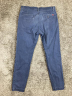 Levi's XX Chino Standard Taper Pants Mens Dark Slate Blue Cotton Stretch 33x31