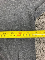 Uniqlo Sweater Women Dark Gray 100% Wool Crewneck Size S Lightweight Pullover