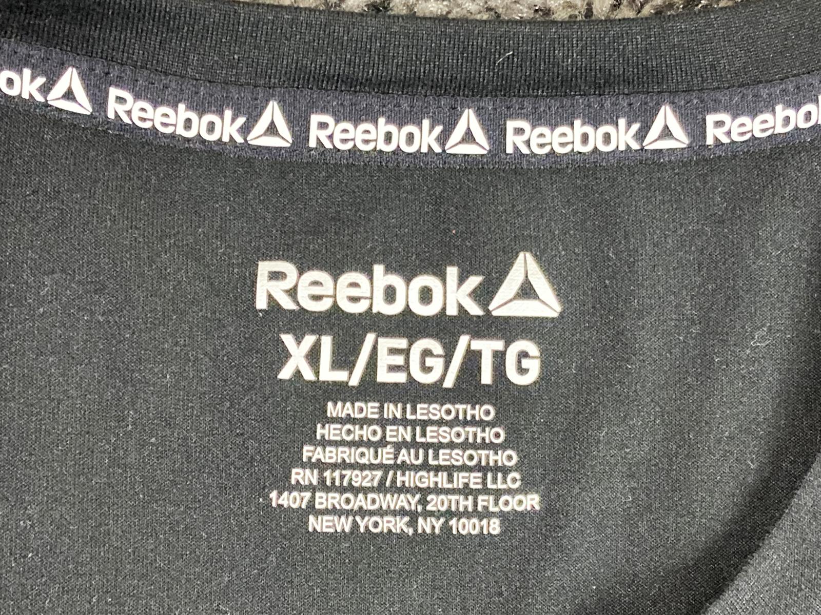 Reebok Men's Black Long Sleeve Delta Core Performance Training Sz XL