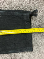 Empyre Relax Black Corduroy Cargo Pants Men's Loose Fit Baggy Skater Size 38x30
