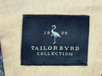 TailorByrd Collection Mens 38R Cream Linen Blend Blazer Paisley Lined Sport Coat