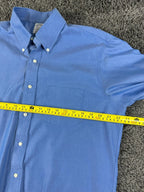 Brooks Brothers Regent Mens 16.5/35 Blue Non Iron Supima Cotton Dress Shirt