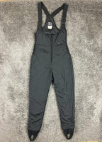 VTG Black Bear Insulated Snow Bib Overalls Black Ski Suit Pants Youth/Adult XS