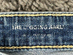 AG Adriano Goldschmied Legging Ankle Jeans Sz 27 Medium Wash Stretch Distressed