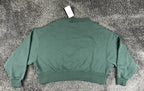 Nike Essential Collection Womens S Green Oversized Fit Crewneck Sweatshirt NWT