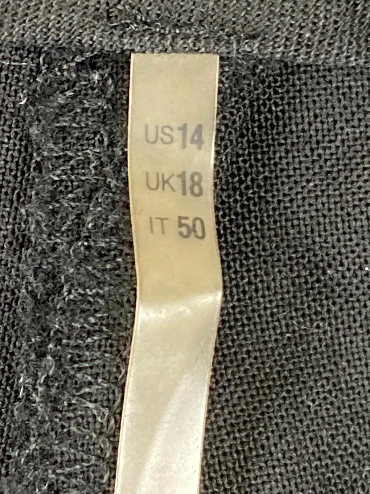 Elie Tahari Womens Virgin Wool Blend Flare Black Dress Pants Trousers Sz 14