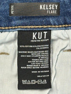 KUT from the Kloth Kelsey Flare Jeans Womens 16P High Rise Stretch Raw Hem