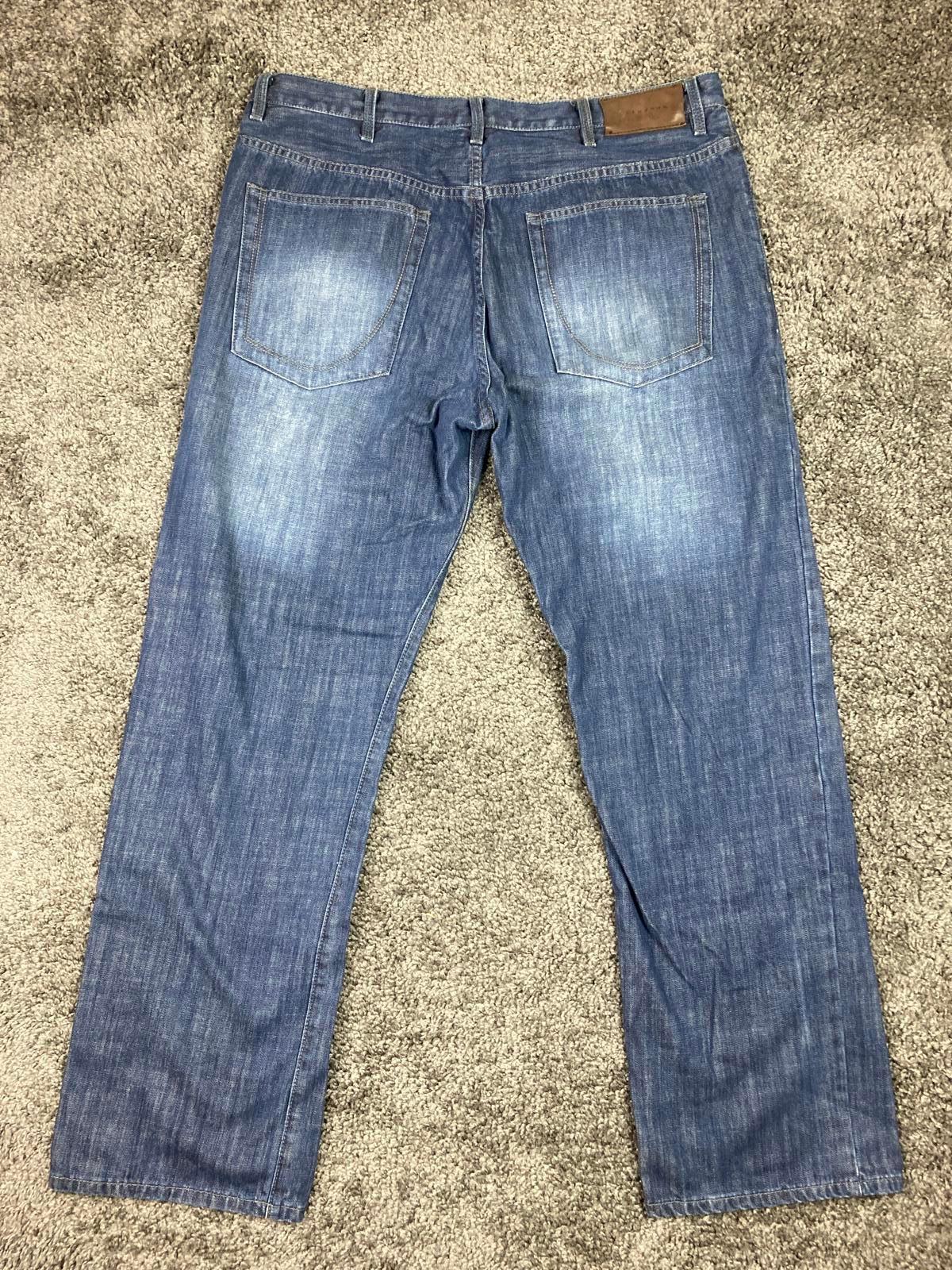 Sean John Men’s Blue Jeans Size 38x33 Straight Fit Classic Wash Denim Pants
