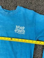 Vintage Ben & Jerrys Ice Cream Shirt Long Sleeve Tie Dye Mens Medium Y2K 90s