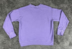 Stateside Womens Large L Softest Fleece Crewneck Sweatshirt Purple Pullover USA