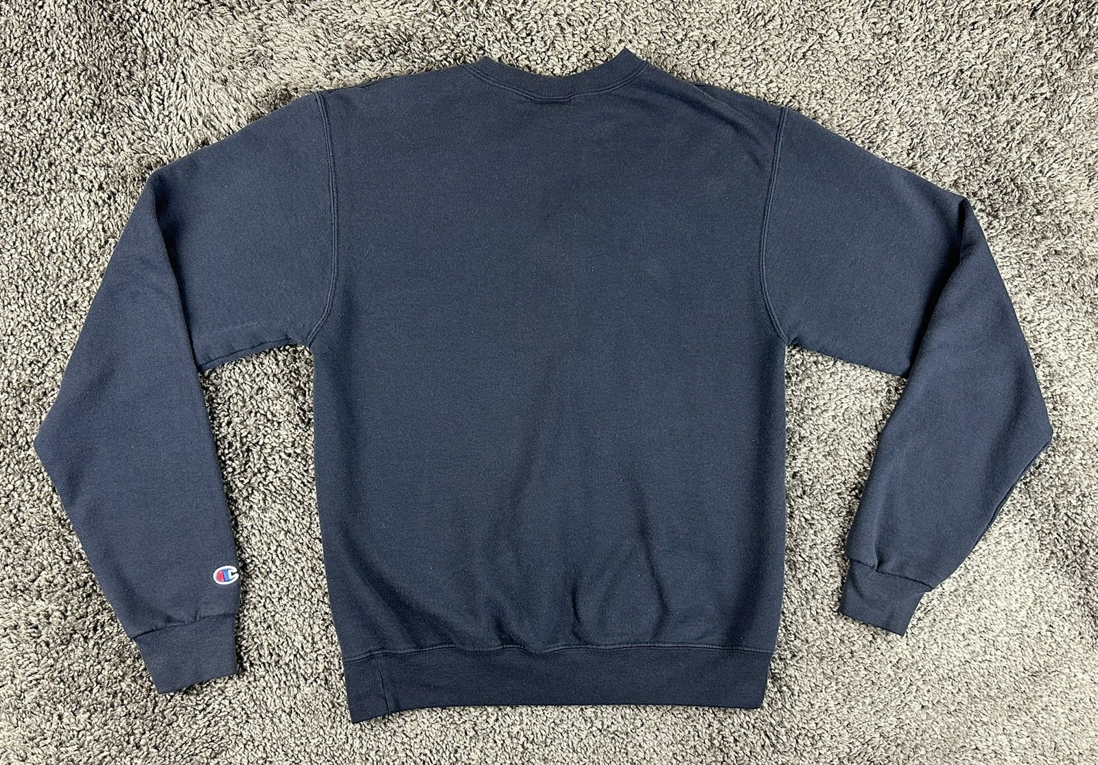 Champion UC Berkeley Mens Small Sweatshirt Navy Gold Eco Fleece Crewneck Y2K