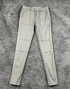 American Eagle  Sateen X Jegging Pants Size 8 Long Olive Green Super Stretch