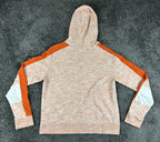 Denver Broncos NFL Team Apparel Womens XL Orange Heather Full Zip Hoodie