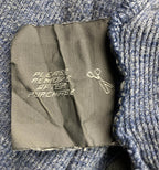 Marc Anthony Blue Pullover Hoodie Men’s Size X-Large Button Placket Mid Pocket