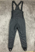 VTG Black Bear Insulated Snow Bib Overalls Black Ski Suit Pants Youth/Adult XS
