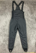 VTG Black Bear Insulated Snow Bib Overalls Black Ski Suit Pants Youth/Adult XS