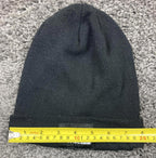 The North Face Black Knit Beanie One Size Unisex Logo Patch