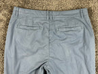 FatFace Womens US 10 Cropped Chino Pants Capri Blue Stretch Trousers