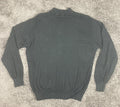 Mondo di Marco Sweater Mens XL Black Mock Neck Knit Made in Italy