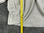 Barefoot Dreams CozyChic Lite Circle Cardigan Sweater M Cream Open Front Pockets