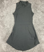 Toad&Co Summerdance Sleeveless Mock Neck Dress Womens Size Medium Black
