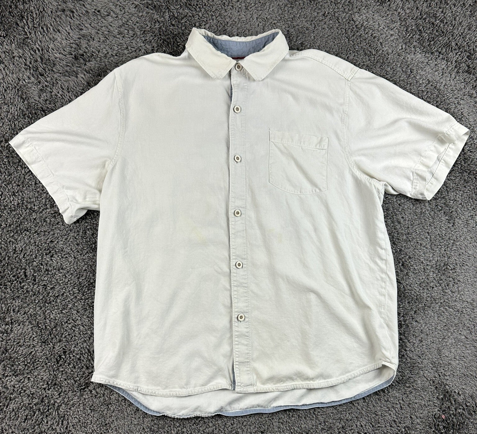 Tommy Bahama Reserve Mens XL White 100% Silk Wine Tasting Embroidered Shirt