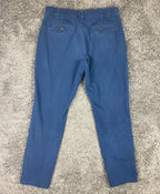 Bonobos Slim Fit Stretch Chino Pants Blue Men's Size 32x32 Zip Pocket