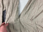 Samansa Mos2 Hooded Wrap Coatigan Long Coat Womens M Beige Cotton Pockets