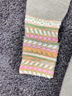 Daily Practice by Anthropologie Women Fair Isle Sweater Dress Small Sage Green