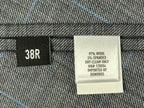 Bonobos Men's 38R Gray Plaid Slim Fit Wool Suit Jacket Blazer
