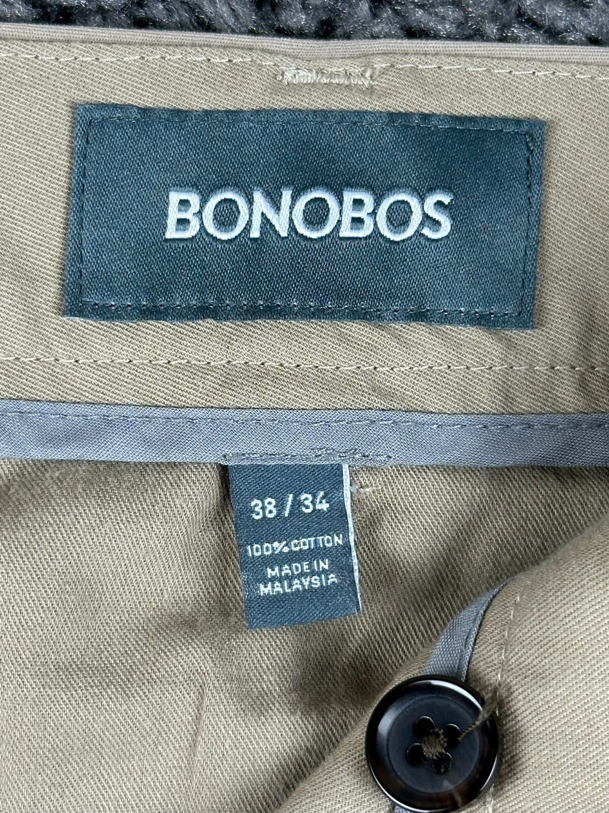 Bonobos Men's Weekday Warrior Wednesday Chino Pants Khaki 38x34