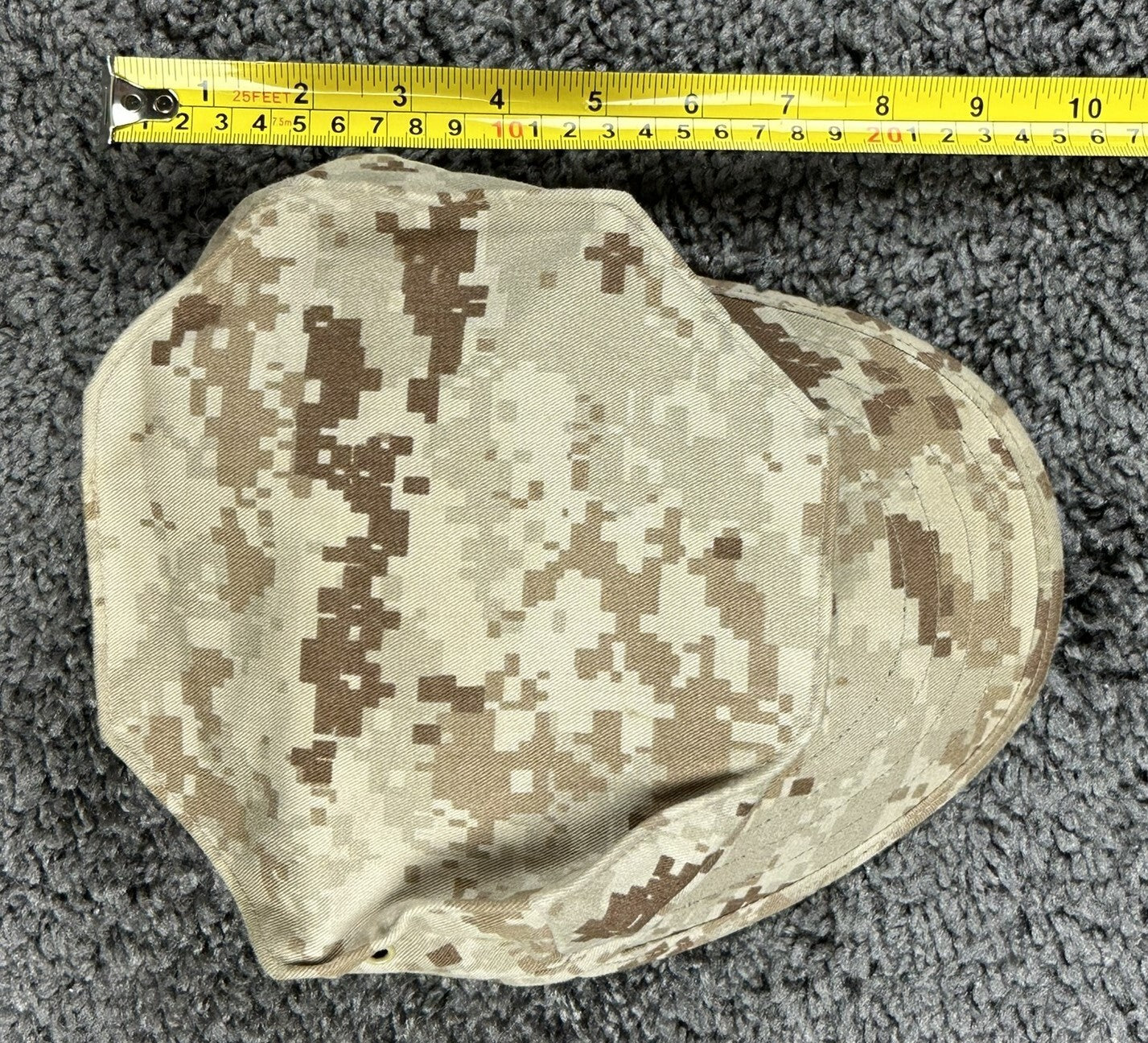 USMC Desert MARPAT Garrison Cover 8 Point Utility Cap Hat Camo USGI Sekri Sz S