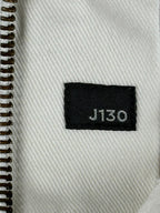 Armani Exchange Mens J130 Skinny White Jeans Stretch Cotton Pants AX 28 Short